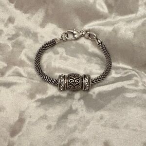 Brighton Silver Bracelet with Intricate Design